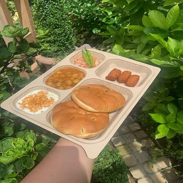 5cp tray with serve food